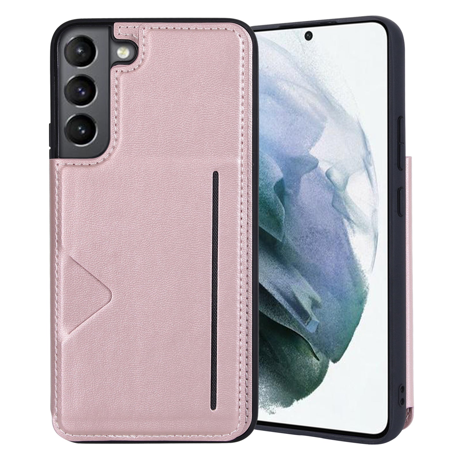 HANMAN Mika Series For Samsung Galaxy S23 Anti-Scratch Phone Protector Magnetic Card Slots Design PU Leather Coated TPU Mobile Phone Case HANMAN Mika Series For Samsung Galaxy S23 Anti-Scratch Phone Protector Magnetic Card Slots Design PU Leather Coated TPU Mobile Phone Case